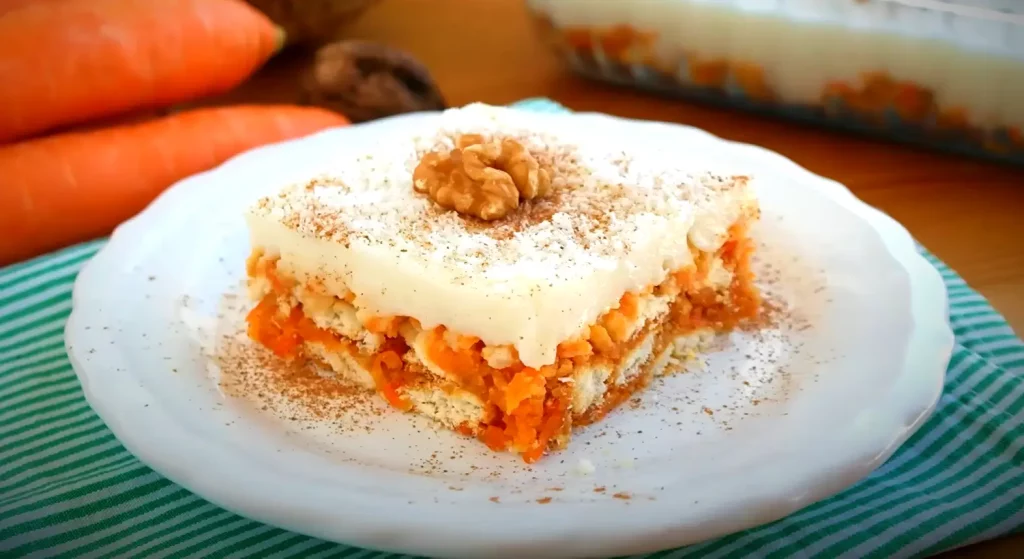 Muhallebi Kremalı Havuç Tatlısı Tarifi