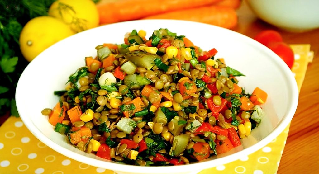 Yeşil Mercimek Salatası Tarifi