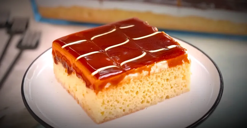 Karamel Soslu Kremasız Trileçe Tarifi